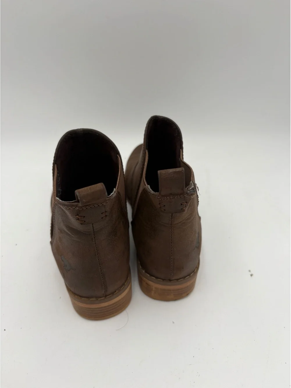 Rocket Dog Maylon Woman’s Size 7 Brown Ankle Boots with Elastic Side Panels